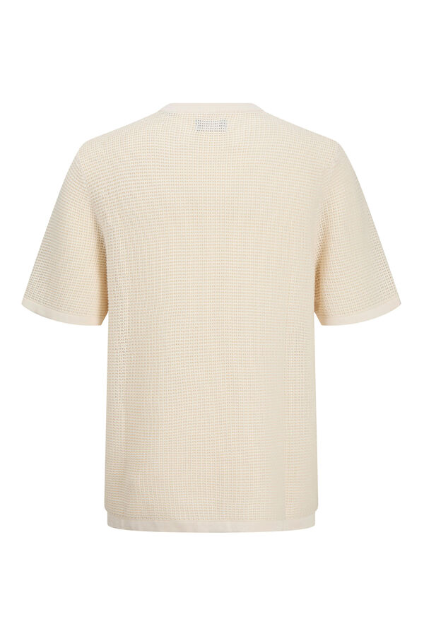 Jack & Jones Camiseta de punto relaxed fit blanco