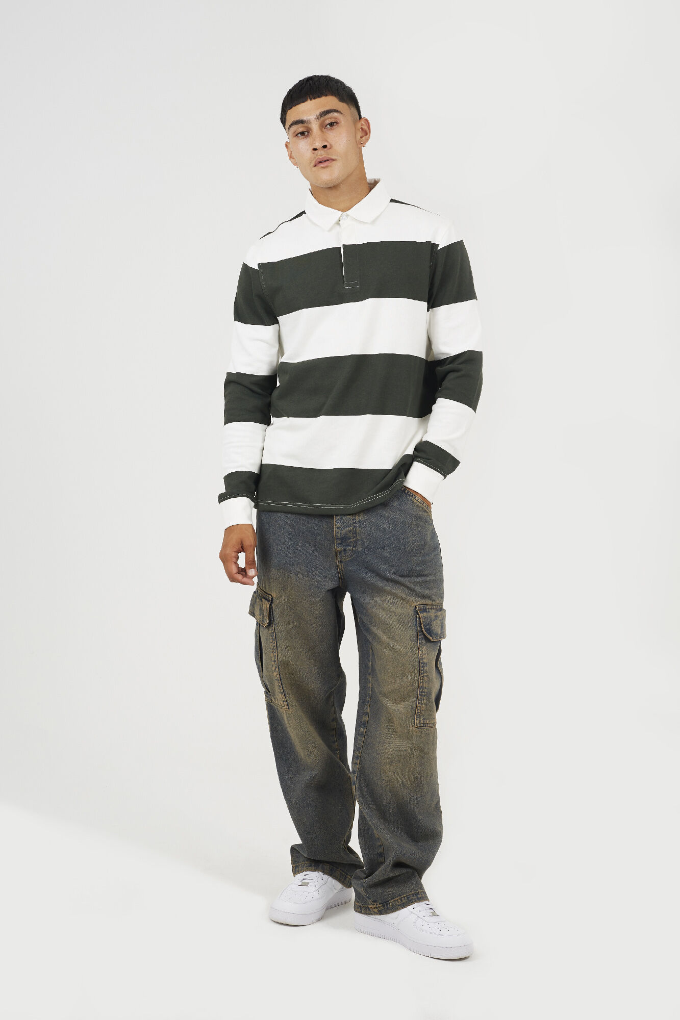 Brave Soul Sudadera cuello polo