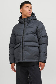 Springfield Puffer jacket with hood gray