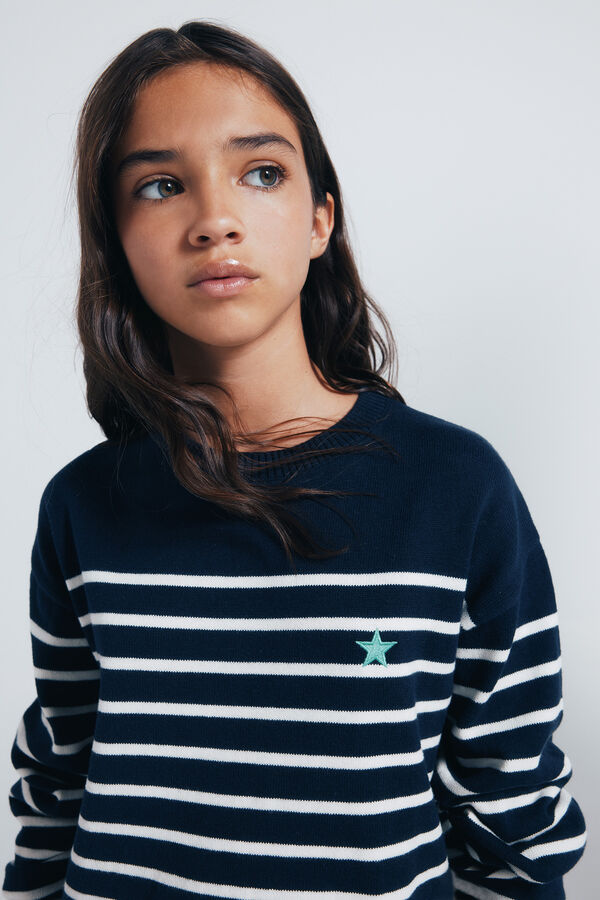 Springfield Kids Suéter de marinheiro para menina azul