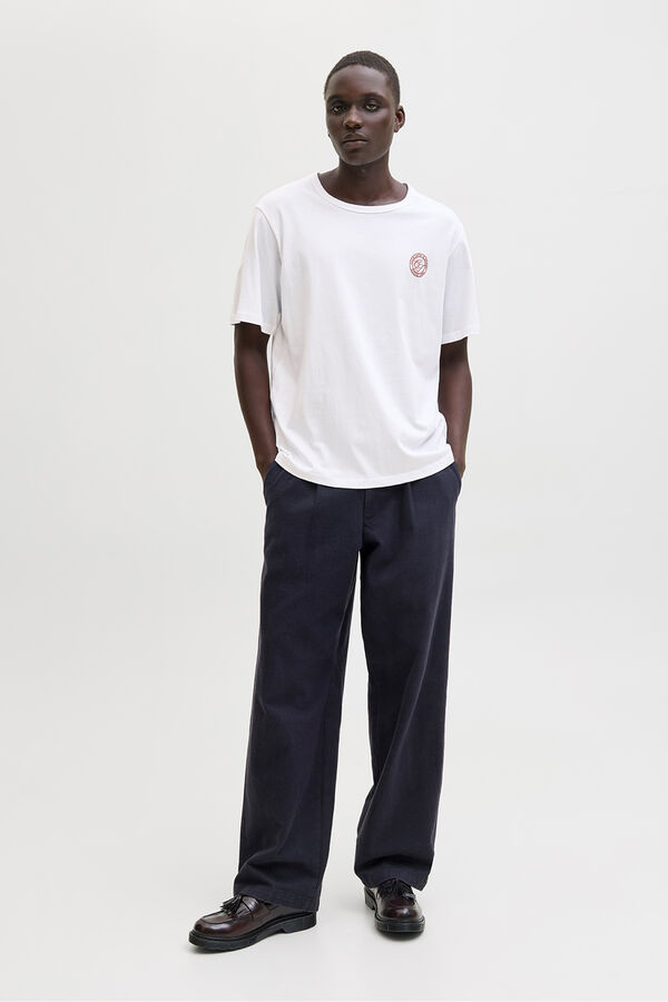 Jack & Jones Camiseta b&aacute;sica relaxed blanco