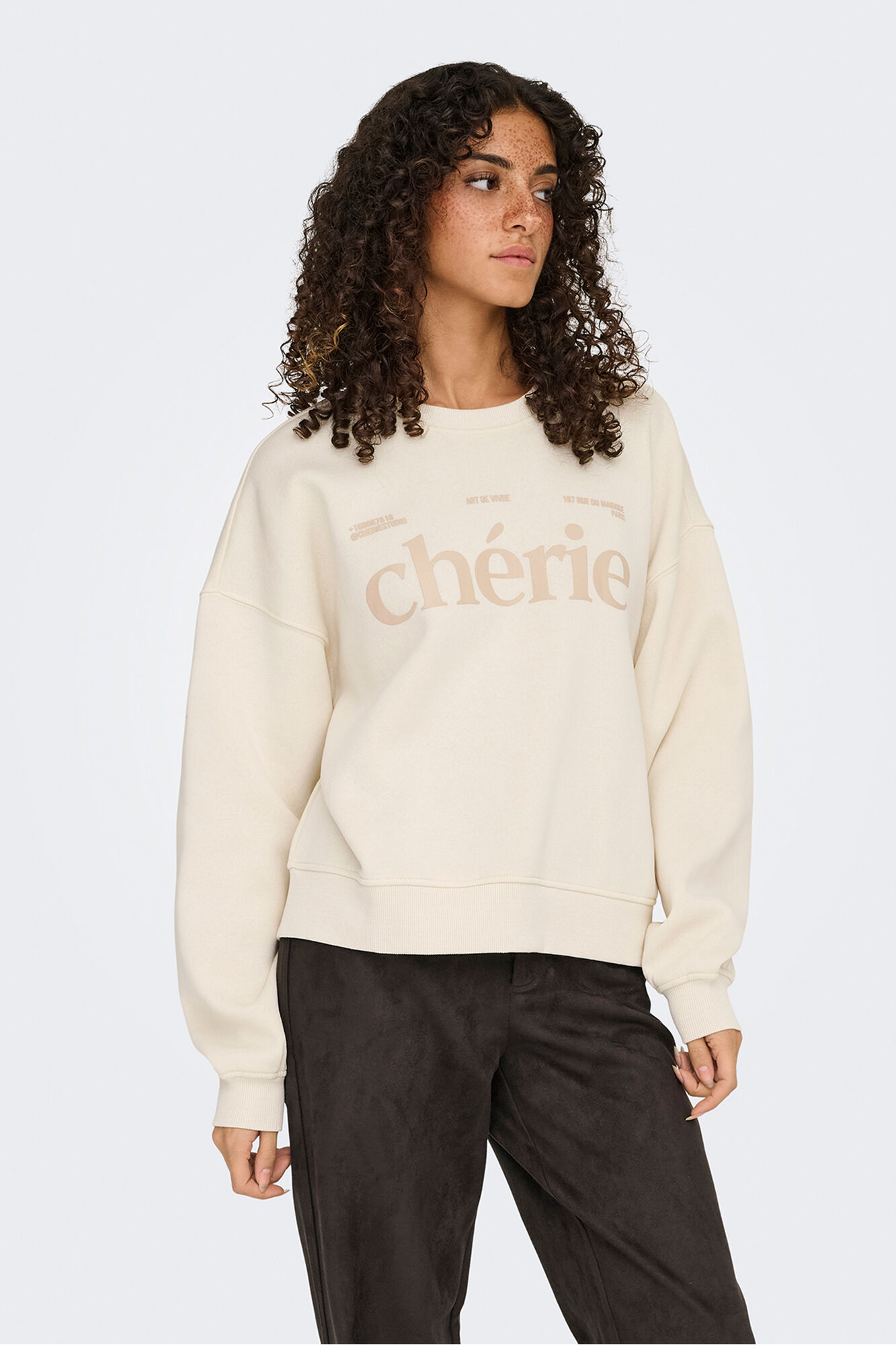 Only Sudadera detalle texto