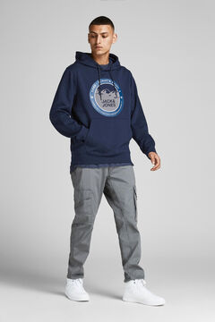 Springfield Logo hooded sweatshirt  marineblau