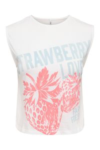 Only Camiseta larga cuello redondo