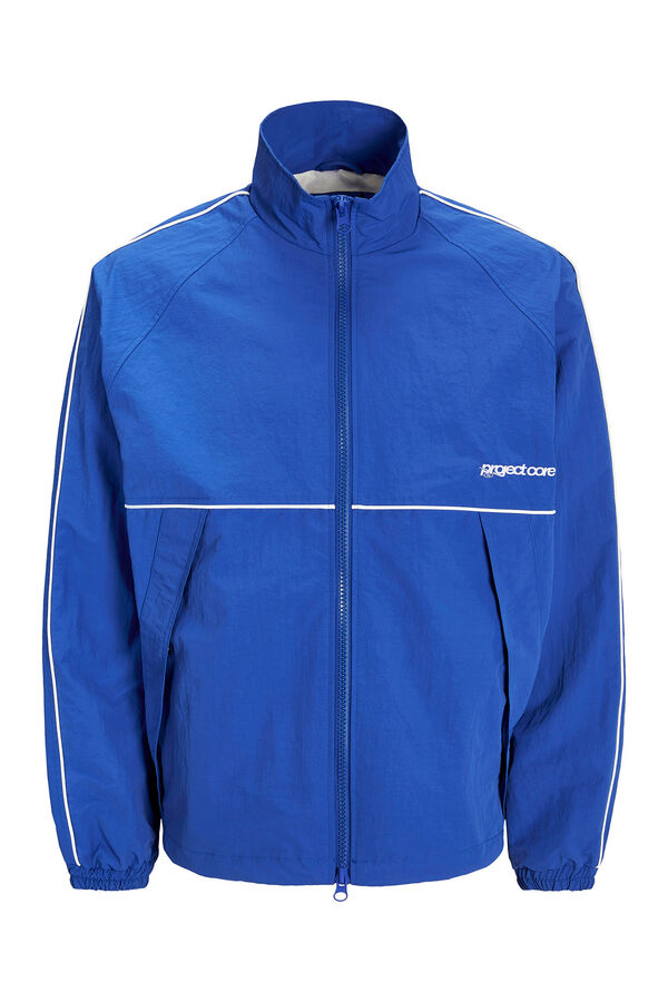 Jack & Jones Windbreaker jacket neck blue