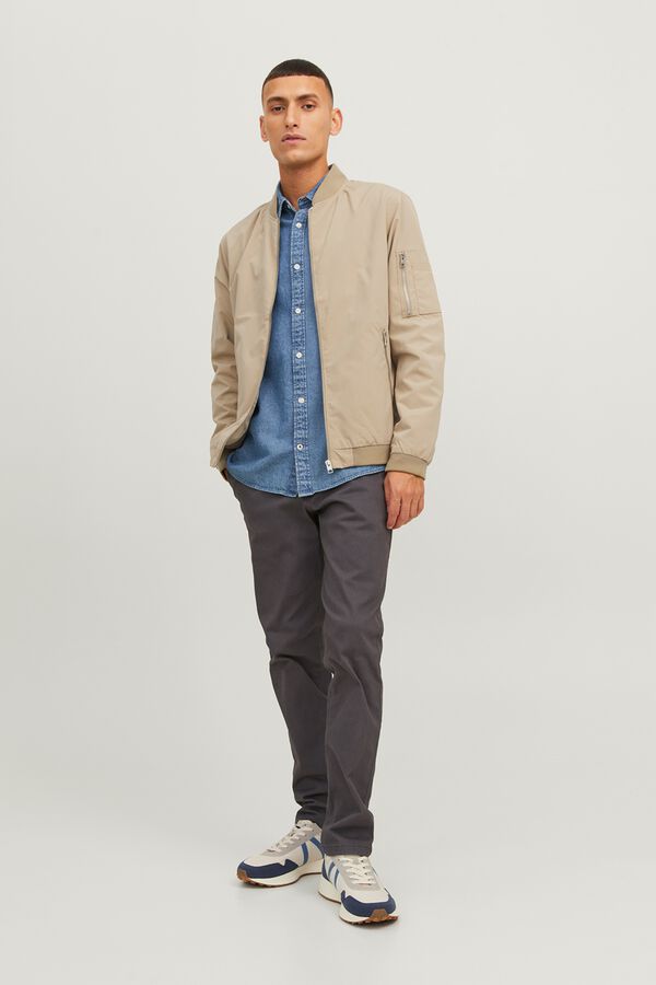 Jack & Jones Recycled bomber jacket blue