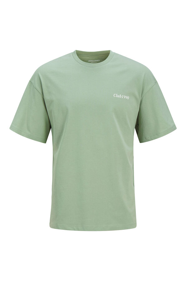 Jack & Jones T-shirt back print verde