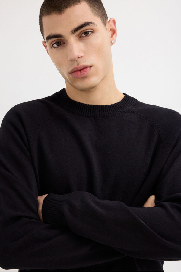 Inside Jersey B&aacute;sico negro