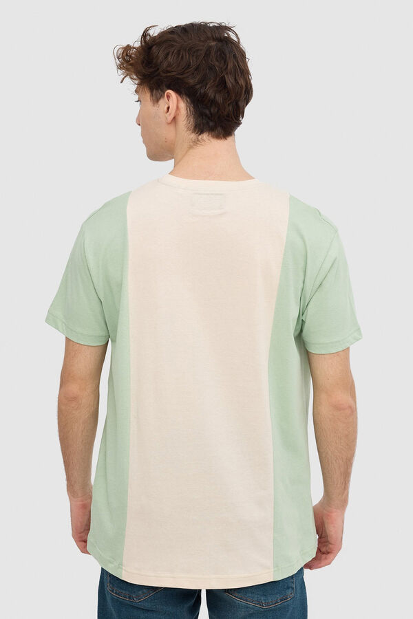 Springfield T-shirt color block verde