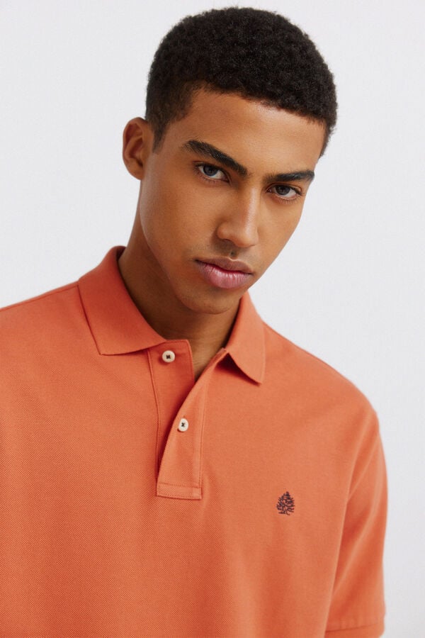 Springfield Basic regular fit polo shirt SPRINGFIELD red