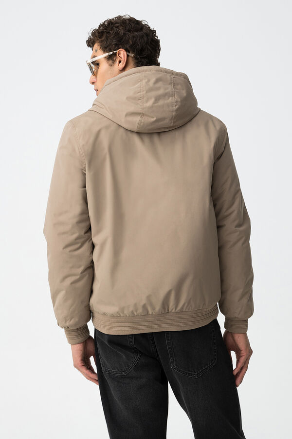 Tiffosi Abrigo Acolchado Resistente al Agua beige