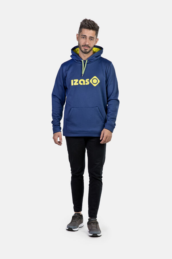 Izas Sweatshirt with hood blue
