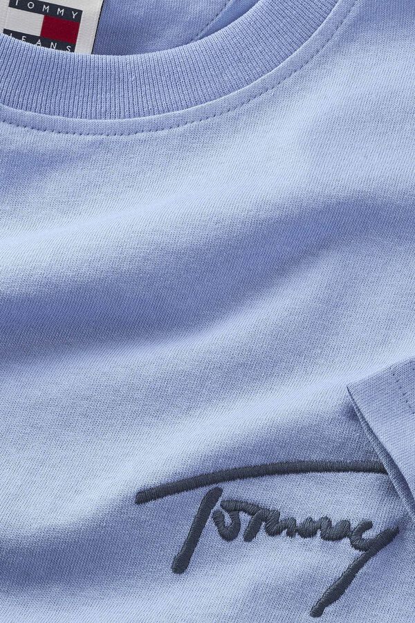 Springfield Camiseta de hombre Tommy Jeans azul medio