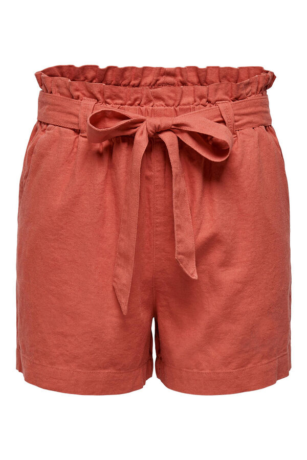 Springfield Linen shorts rouge