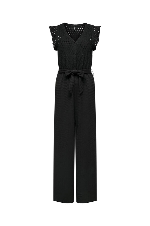 Springfield Jumpsuit with ruffles black