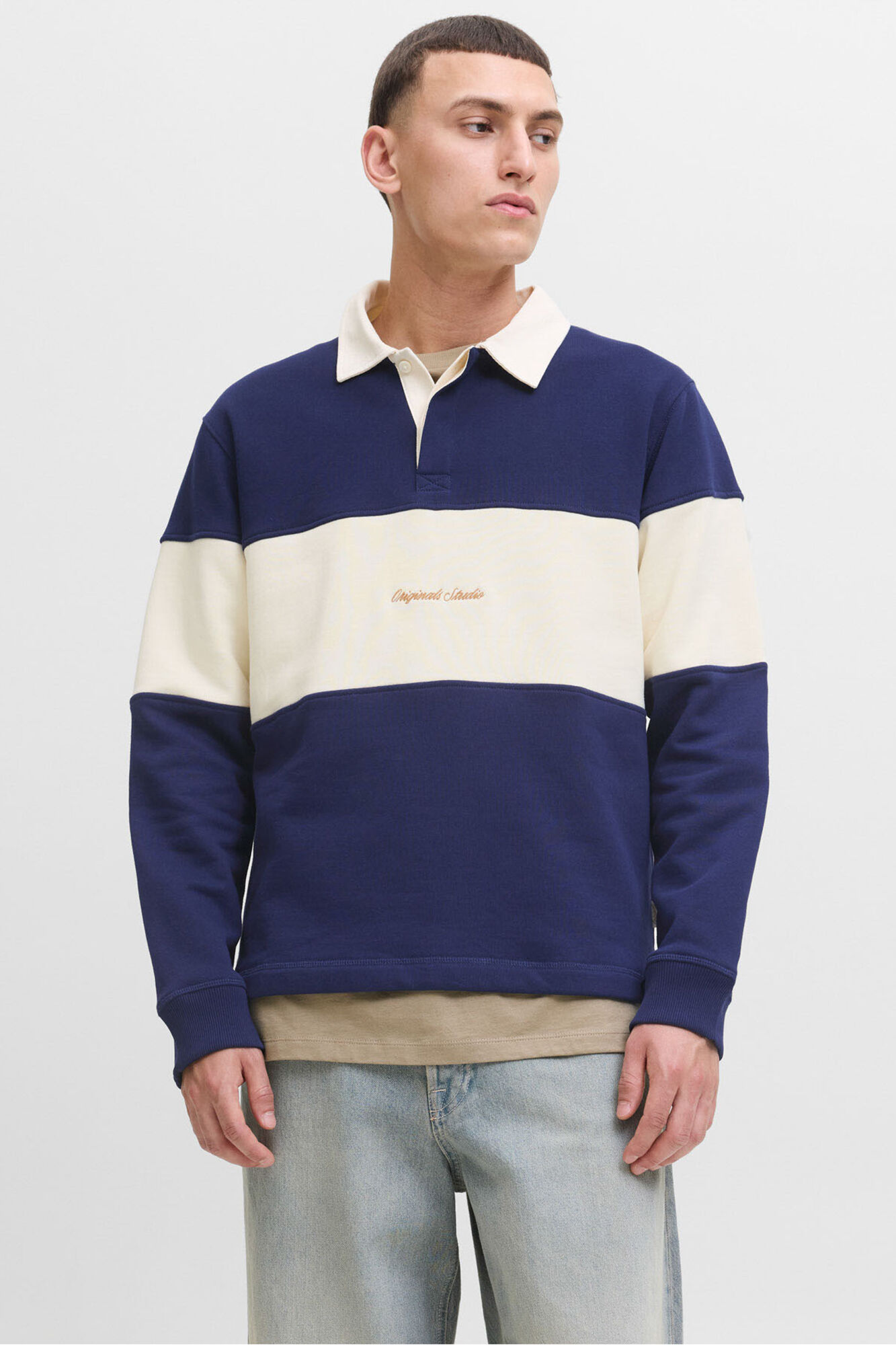 Jack & Jones Sweatshirt polo com listras