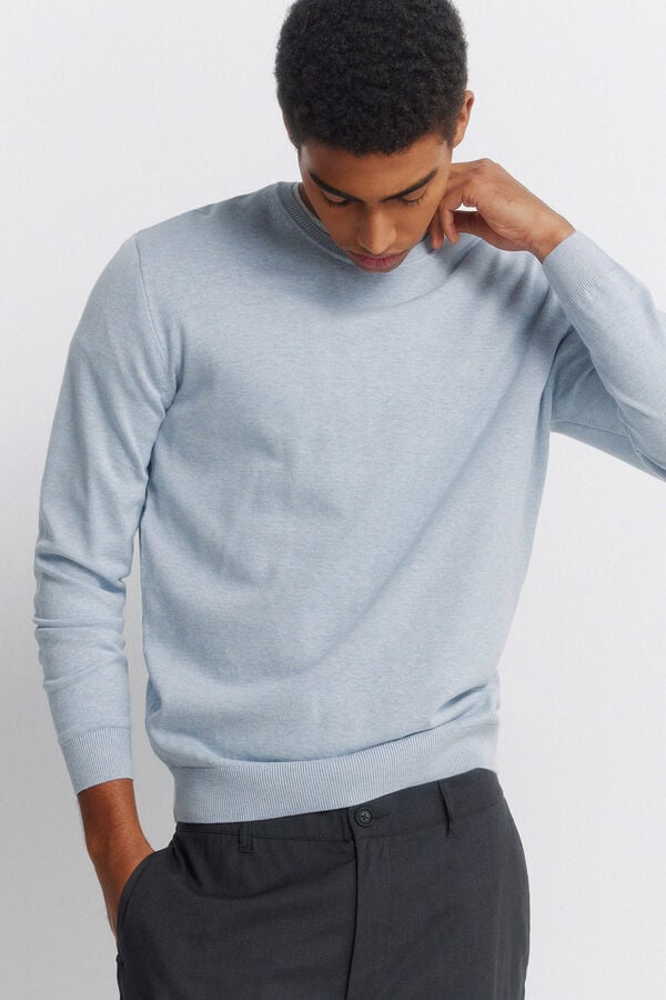 Springfield Pull basique logo Springfield bleu