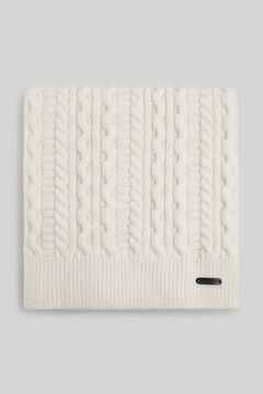 Springfield Cable knit scarf ecru