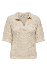 JDY Polo punto calado