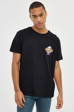 Springfield T-shirt com estampado caveira preto
