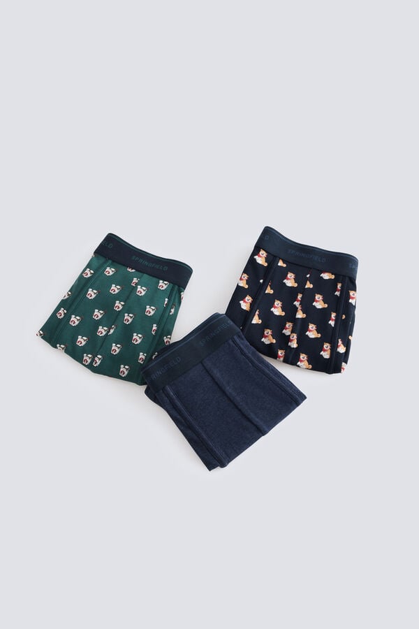 Springfield Pack 3 Korea boxers green