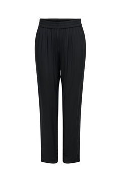 Springfield Darted elasticated waist trousers black