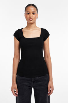 Topshop Camiseta cuello cuadrado