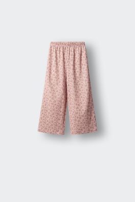 Pantalon culotte flores niña