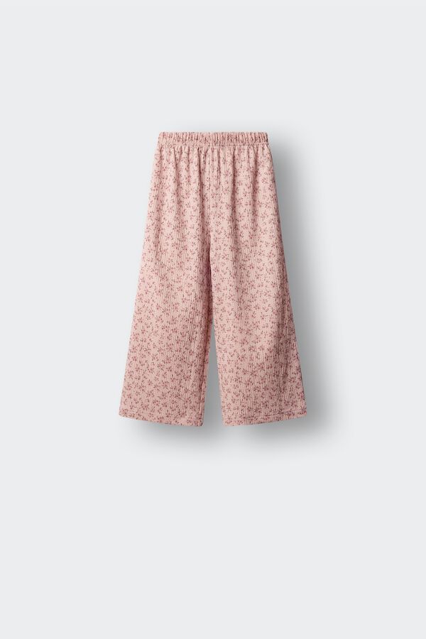 Springfield Kids Cal&ccedil;as culotte de flores para menina rosa