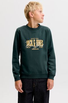 Jack & Jones Junior Sudadera regular cuello redondo