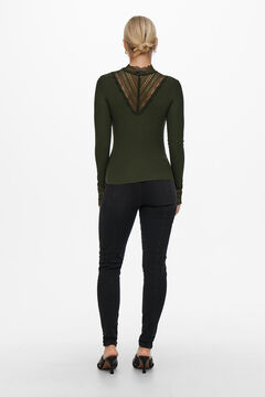 Only Camiseta detalle encaje