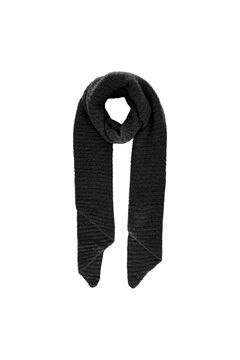 Springfield Long textured scarf fekete