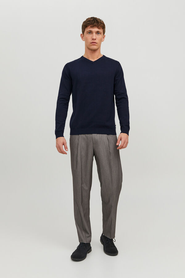 Jack & Jones V-neck jumper blue