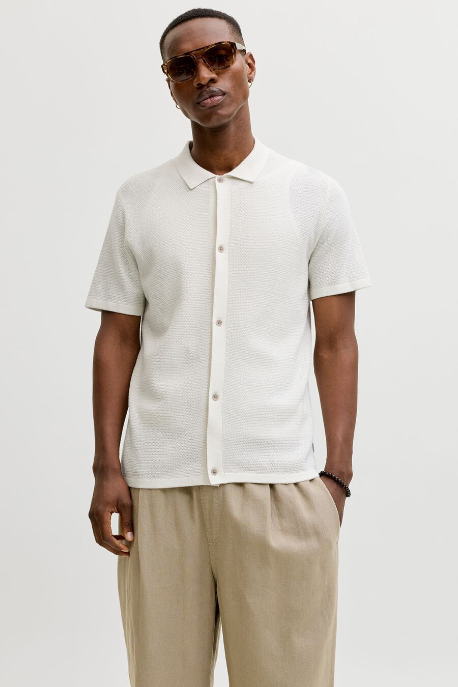 Camisa punto regular fit