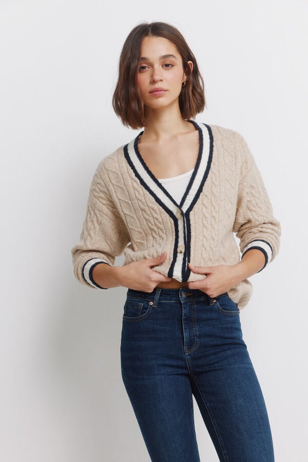 Springfield Cal&ccedil;as jeans slim cropped azul