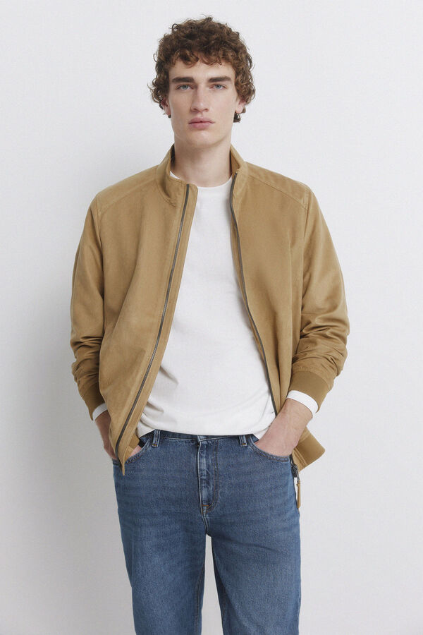 Springfield Jeans slim d&eacute;lavage fonc&eacute; moyen bleu