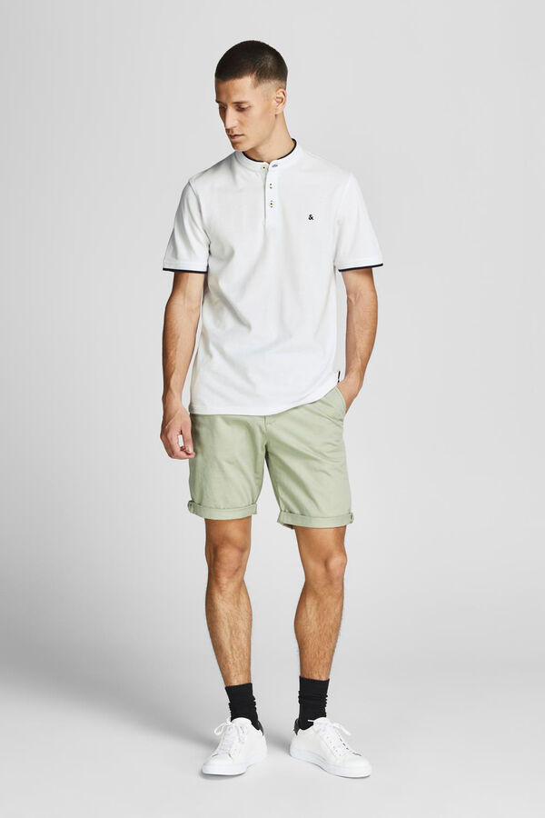 Jack & Jones Polo Mao Slim Fit branco