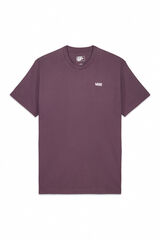 Vans Camiseta com logo no peito esquerdo vermelho