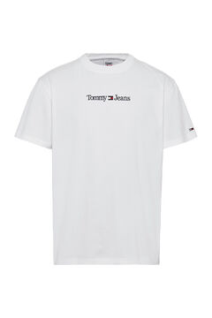 Springfield Camiseta de hombre de manga corta Tommy Jeans. blanco