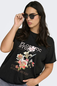 Only Carmakoma T-shirt de manga curta tamanho grande