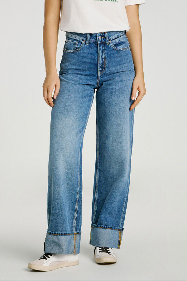 Jack & Jones Jeans wide leg azul