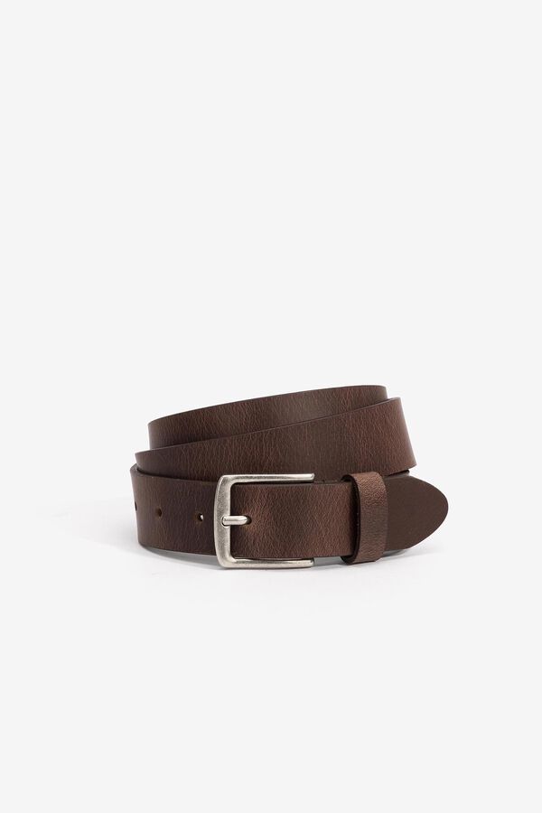 Springfield Leather belt smeđa