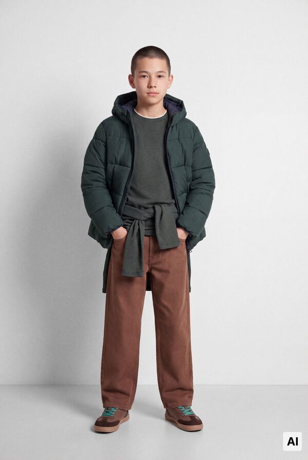 Springfield Kids Casaco acolchoado puffa crian&ccedil;a verde