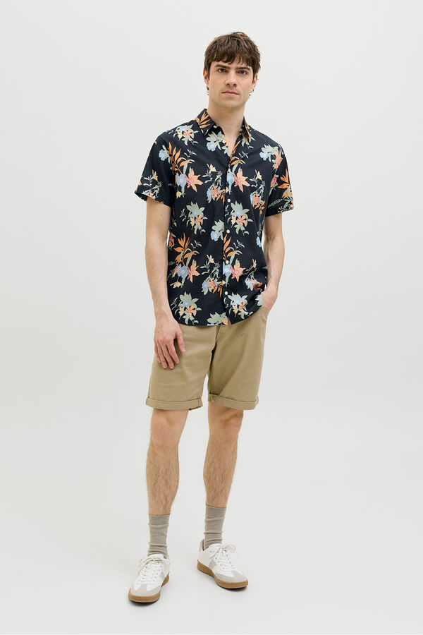 JJ REBEL Camisa estampada azul