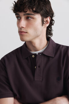 Springfield Piqu&eacute; basic regular fit polo shirt