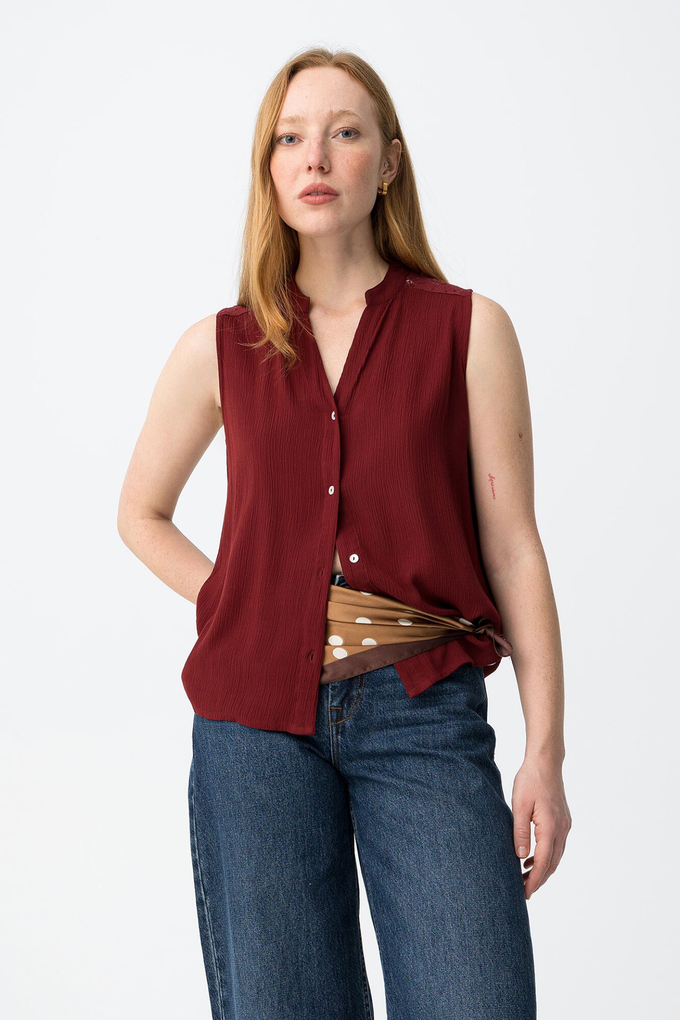 Tiffosi Top sin mangas