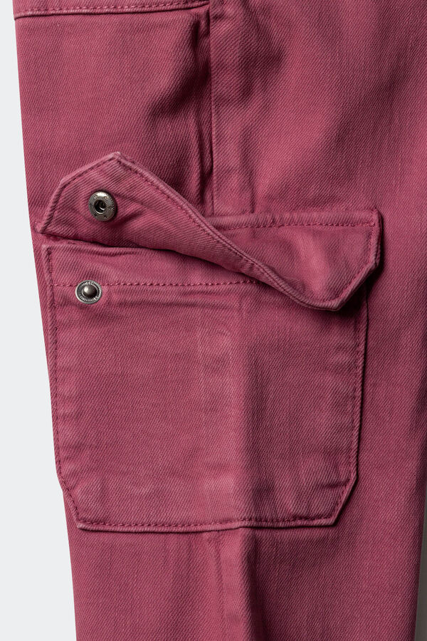 Springfield Kids Pantalon cargo pour fille rose