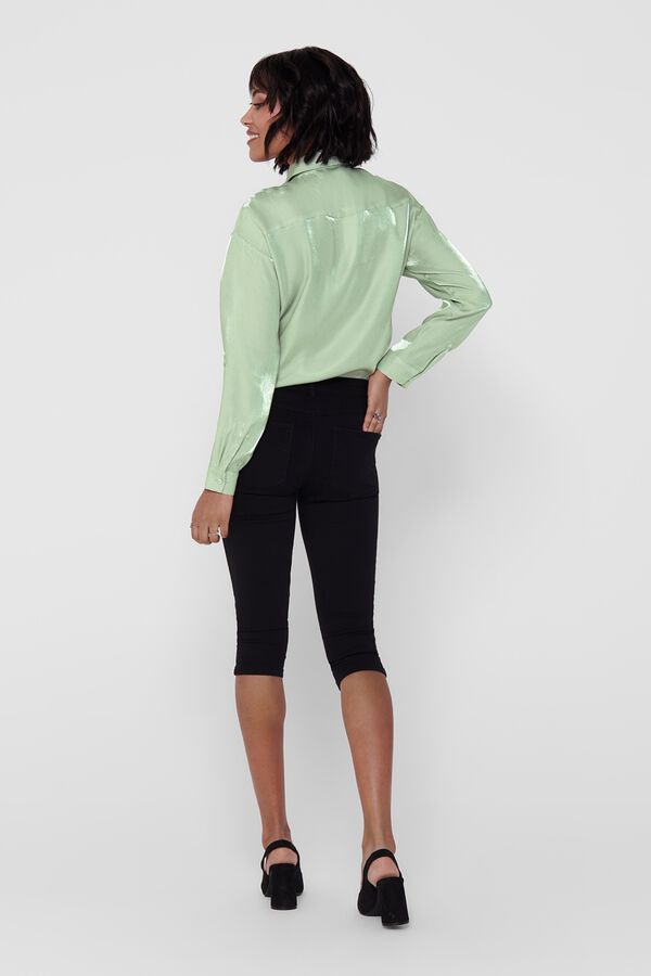 Only Capri-Jeans Schwarz
