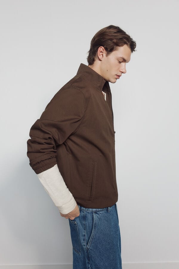 Springfield Overdyed relaxed fit chino jeans blue