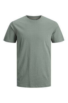 Springfield Camiseta básica lino gris medio
